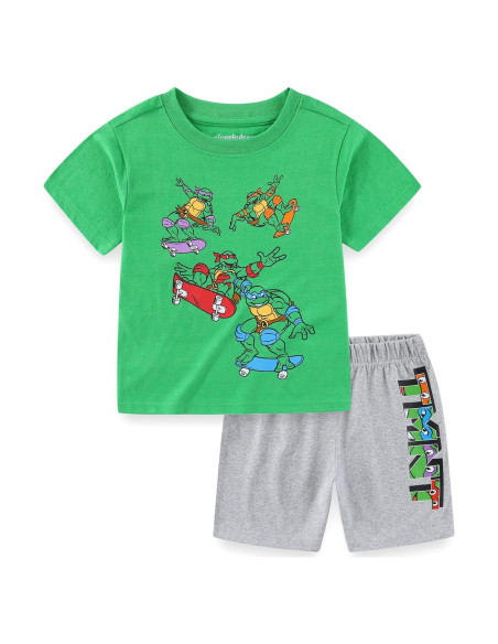 Conjunto camiseta y pantalones cortos Nickelodeon Tortugas Ninja