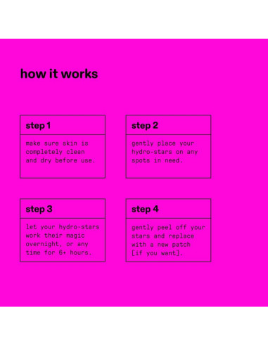 Paquete de Fiesta Starface Hydro-Stars 96 Parches Acné