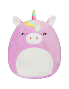 Squishmallows 41 cm Sylvia Unicornio Morado - Peluche Suave 2