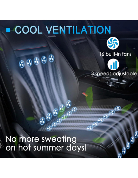 Funda de Asiento Enfriadora Fochutech 12V con Masaje Beige