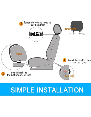 Funda de Asiento Enfriadora Fochutech 12V con Masaje Beige