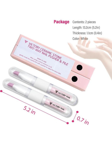 Archivos de Cerámica para Uñas VICTORY NAIL PM-300 - 2 Piezas
