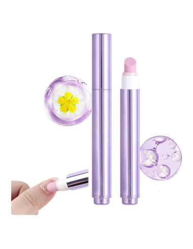 Bolígrafo de Aceite para Cutículas NineRoms 2-en-1 con Punta Cerámica