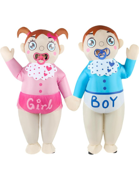 Disfraz Inflable de Bebé para Adultos Wabolay - Revelación de Género