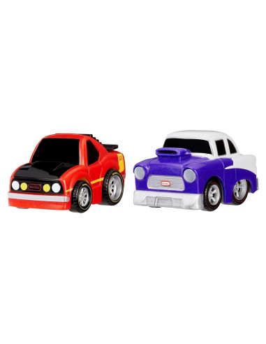 Paquete de 2 coches de retroceso Little Tikes Crazy Fast