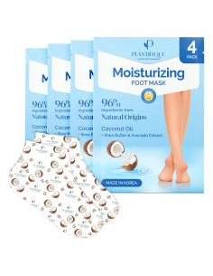 Mascarilla Hidratante para Pies Plantifique - 4 Pares Coreana