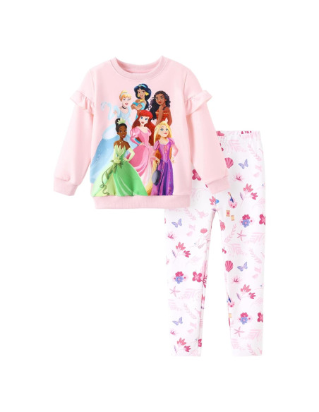 Conjunto Ropa Niña Disney Princesa Rosa 2 Piezas 3-4T