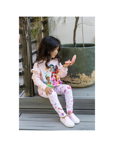Conjunto Ropa Niña Disney Princesa Rosa 2 Piezas 3-4T