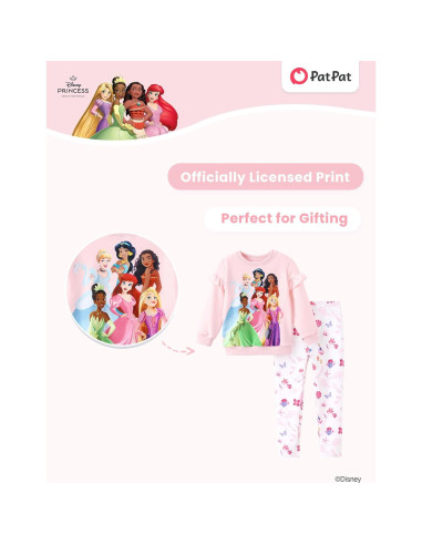 Conjunto Ropa Niña Disney Princesa Rosa 2 Piezas 3-4T