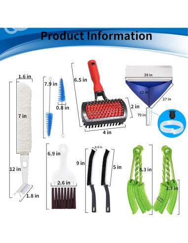 Kit de limpieza de aire acondicionado 10 piezas LIFCIUSO