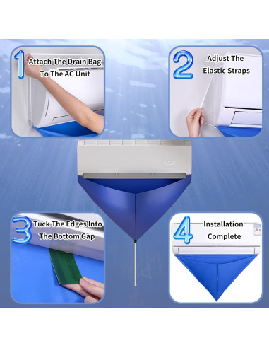 Kit de limpieza de aire acondicionado 10 piezas LIFCIUSO