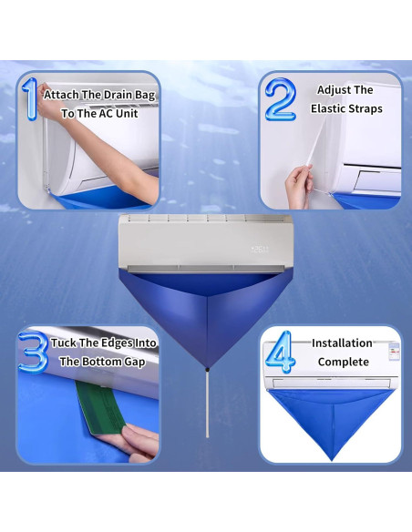 Kit de limpieza de aire acondicionado 10 piezas LIFCIUSO