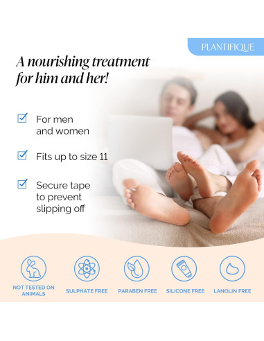 Mascarilla Hidratante para Pies Plantifique - 4 Pares Coreana