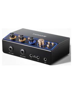 Interfaz de Audio TONOR TX510 USB 2 Canales XLR 6.35mm Negro