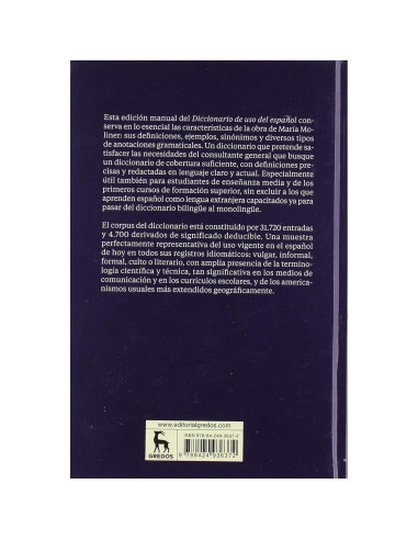 Diccionario de uso del español. Manual: Nueva edición (Spanish Edition)
