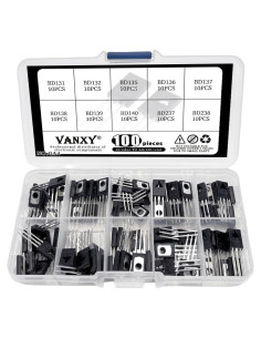 Kits de Transistores TO-126 VANXY 100 Piezas 10 Tipos