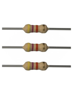 Resistencias 4.7k Ohm E-Projects 100 unidades 1/2 W 5%