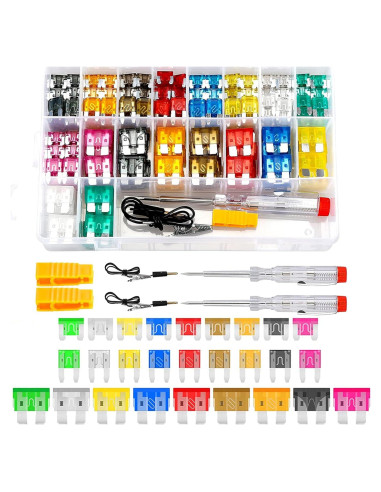 Kit de Fusibles Automotrices Tioollev 306PCS Estándar Mini