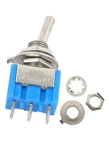 20 Interruptores de Palanca Mini MTS-102 3 Pines AC 250V 3A