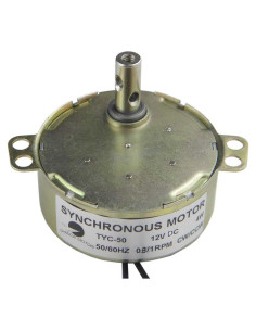 Motor Sincrono DC CHANCS TYC-50 12V 0.8/1RPM Alto Par