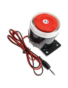 Zumbador Electrónico de Alarma Maxmoral 12V 120dB Montaje en Pared