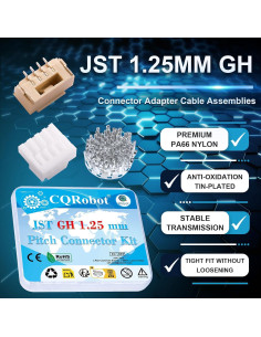 Kit de Conectores JST GH 1.25mm 4 Pines CQRobot - 80 Juegos 2