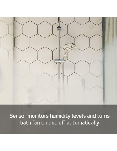 Interruptor de Sensor de Humedad Leviton DHS05-1LT 0.19 kW