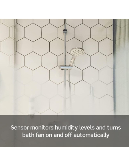 Interruptor de Sensor de Humedad Leviton DHS05-1LT 0.19 kW