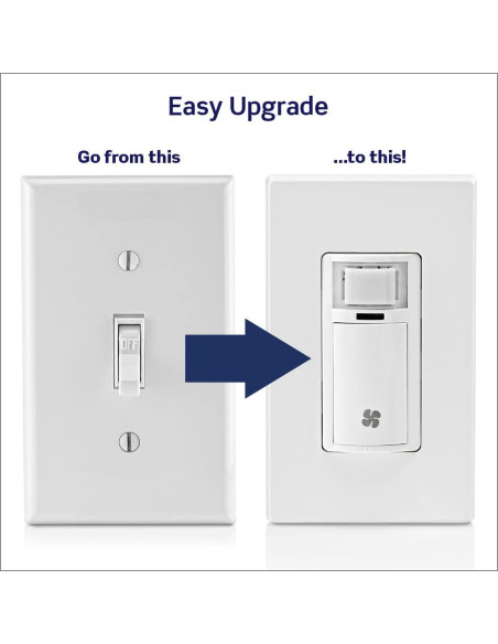 Interruptor de Sensor de Humedad Leviton DHS05-1LT 0.19 kW