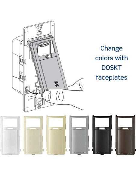 Interruptor de Sensor de Humedad Leviton DHS05-1LT 0.19 kW