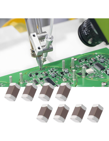 100 Capacitores Cerámicos SMD 10uF 50V 1206 Crear Idea
