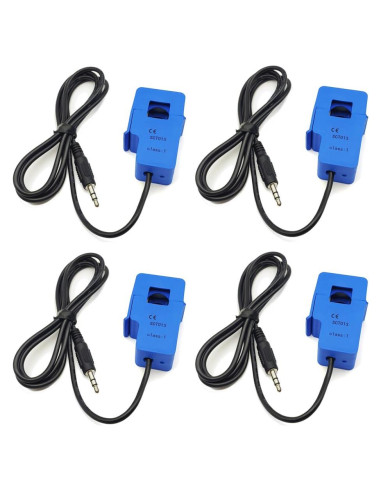 4PCS Sensor de Corriente SCT-013 30A 1V SazkJere