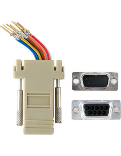 10 Adaptadores DB9 Macho a RJ45 ANMBEST - Conexión Serial 2