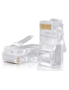 Conectores RJ45 SHD Cat6 Cat5e Cat5 50 Piezas Crimp