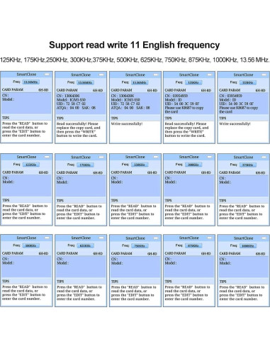Lector Escritor RFID HENAXSAD HERNAS-X100, 249g, Pantalla 3.2"