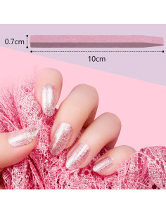 Limas de Uñas de Piedra Mudder - 8 Piezas para Cutículas 2