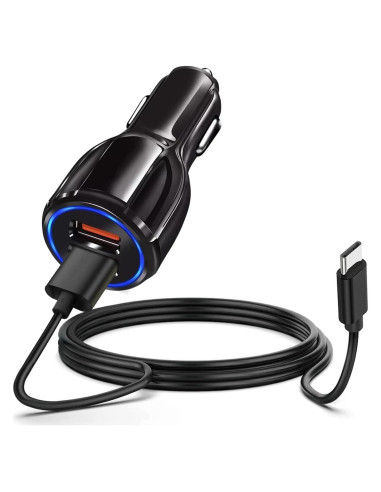 Cargador Rápido de Coche USB Tipo C WZHENB 10W 1.5m
