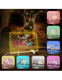 Tablero Acrílico LED Sweetone 35.1x25.4cm 7 Colores Borrado Seco 2