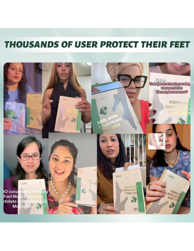 Máscara Exfoliante para Pies VGO - Paquete de 3 Unidades