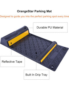 Mat de Estacionamiento OrangeStar 8 Pack 53.34 cm Antideslizante 2
