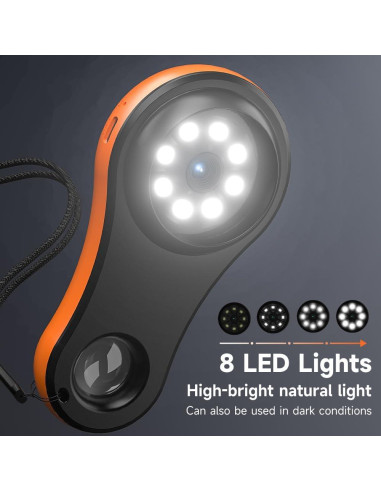 Microscopio Digital Portátil ILIHOME 2" Pantalla IPS 200W