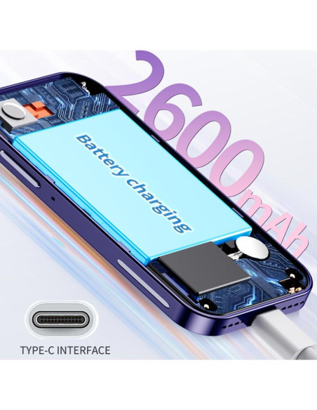 Smartphone Mini 4G Egoodmall XS14PRO 3" Dual SIM 2+16GB Negro