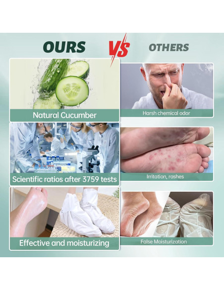 Máscara Exfoliante para Pies VGO - Paquete de 3 Unidades