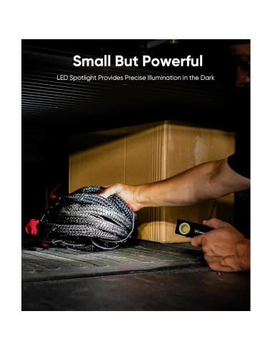 Linterna de bolsillo HOTLIGH 1000 lúmenes recargable magnética