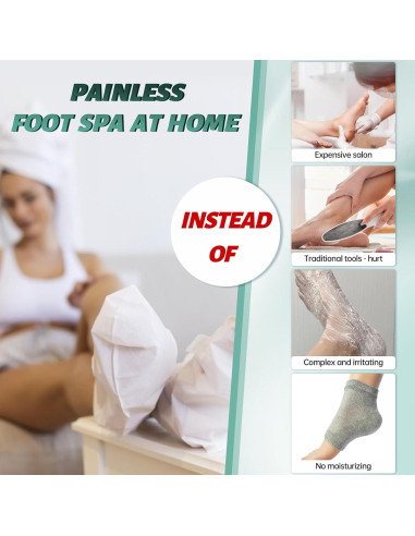 Máscara Exfoliante para Pies VGO - Paquete de 3 Unidades