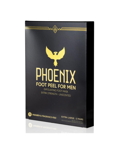 Paquete de 2 Exfoliantes para Pies Hombres Phoenix Foot Peel