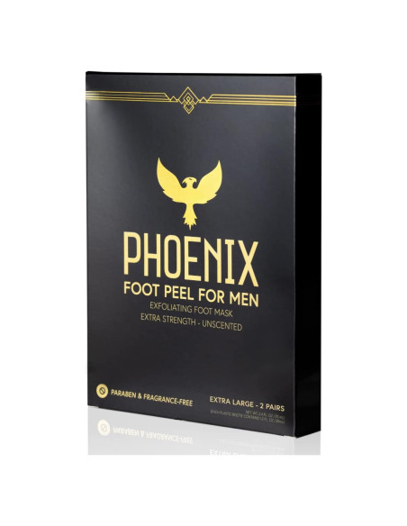 Paquete de 2 Exfoliantes para Pies Hombres Phoenix Foot Peel