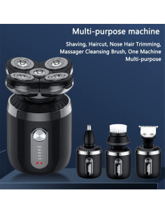 Afeitadora Eléctrica 5 en 1 Weltition Impermeable para Hombres 2