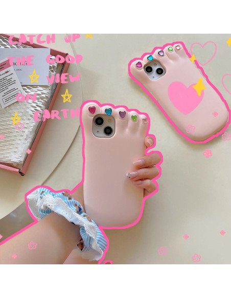 Funda Kawaii 3D para iPhone 14 Pro Max - Silicona Suave
