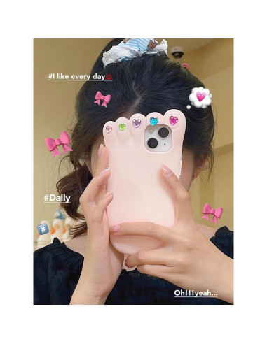 Funda Kawaii 3D para iPhone 14 Pro Max - Silicona Suave
